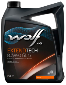 Масло трансмиссионное Wolf для Wolf Extendtech 80W90 GL 5 5Л
