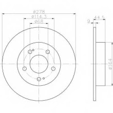 Диск тормозной задний Textar для Nissan Maxima A32 / 33 94> 278x9x5 / 2.0i-3.0i / 24V Диск тормозной задний Textar для Nissan Maxima A32 / 33 94> 278x9x5 / 2.0i-3.0i / 24V