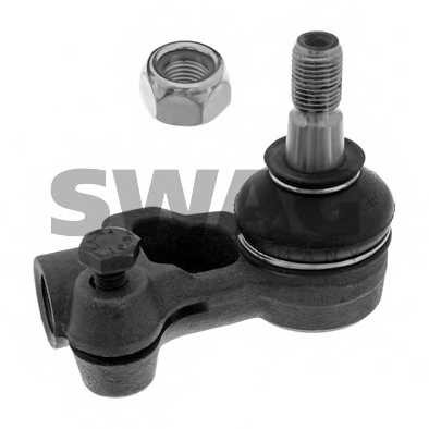 Наконечник рулевой левый SWAG для Opel Ascona C / Kadett E L=66mm / M16x1.5 / с правой резьбой