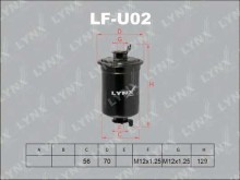 Фильтр топливный Lynx для Suzuki Vitara / X-90 88> 1.6 / 2.0 Фильтр топливный Lynx для Suzuki Vitara / X-90 88> 1.6 / 2.0