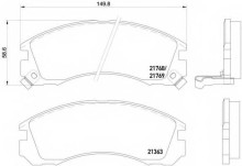 Колодки тормозные передние комплект Textar для Mitsubishi Citroen-Peugeot Колодки тормозные передние комплект Textar для Mitsubishi Citroen-Peugeot