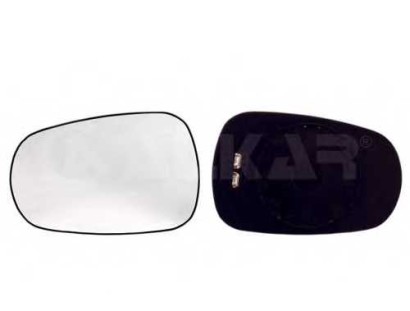 Стекло зеркала электрического Alkar для Renault Logan (2005-2007) R+L