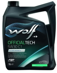Масло моторное Wolf для Wolf Officialtech 5W30 C1 5Л Масло моторное Wolf для Wolf Officialtech 5W30 C1 5Л