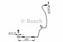 Трубка тормозная BOSCH для Audi A3 [8L1] / VW Passat [B5] задний левый
