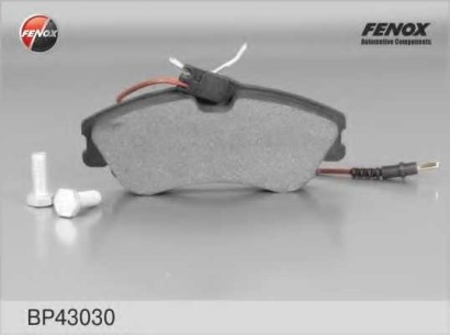 Колодки тормозные передние комплект FENOX для Citroen,Peugeot 306 96>