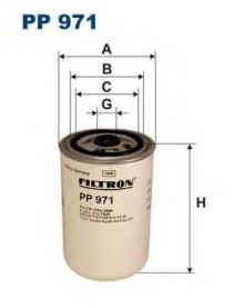 Фильтр топливный Filtron для Renault Truck Premium (1996-2004) Фильтр топливный Filtron для Renault Truck Premium (1996-2004)