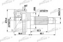 ШРУС наружный передний Patron для Mazda XEDOS-6 (1992-1999) ШРУС наружный передний Patron для Mazda XEDOS-6 (1992-1999)