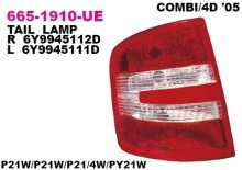 Фонарь задний левый Depo для Skoda Fabia (2005-2007) combi / 4D Фонарь задний левый Depo для Skoda Fabia (2005-2007) combi / 4D