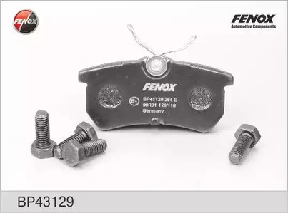 Колодки тормозные задние дисковые комплект FENOX для Ford Focus 10 / 98> с ABS / 87.5x42.4x14.8ММ