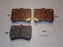 Колодки тормозные передние комплект Ashika для Mazda 121 87-90 / Kia Pride 94> 78.8x63.4x13.5 / 1.1 / 1.3 Колодки тормозные передние комплект Ashika для Mazda 121 87-90 / Kia Pride 94> 78.8x63.4x13.5 / 1.1 / 1.3