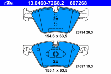 Колодки тормозные передние комплект ATE для BMW 5-СЕРИЯ F10 / F11 (2010>) 2010> Колодки тормозные передние комплект ATE для BMW 5-СЕРИЯ F10 / F11 (2010>) 2010>