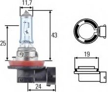 Лампа Hella H8 12V-35W Стандартная, PGJ19-1