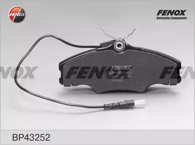 Колодки тормозные передние комплект FENOX для Peugeot 406 1.6-1.9D 95>