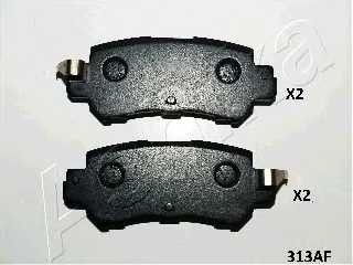 Колодки тормозные задние дисковые комплект Ashika для Mazda CX 5 (2012>)