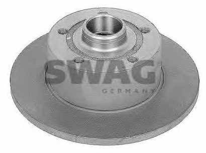 Диск тормозной задний SWAG для Audi A4 B5 94-98 245x10x5