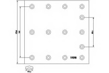 Накладки на колодки Textar для Volvo Truck F / Truck FH 410x175, STD Накладки на колодки Textar для Volvo Truck F / Truck FH 410x175, STD