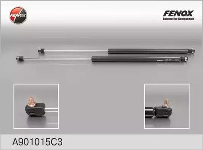Амортизатор двери багажника FENOX ГАЗ 2217 (БАРГУЗИН) с ЕВРО креплением в инд. упак.,крепление с евро.соединен. F