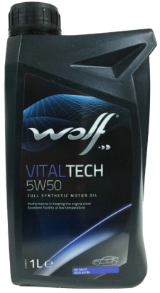 Масло моторное Wolf для Wolf Vitaltech 5W50 1Л