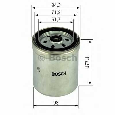 Фильтр топливный BOSCH для Volvo / Libher / Caterpilar