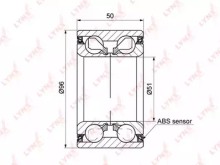 Подшипник ступицы Lynx для VW Touareg 10 / 02> / Audi Q7 (2005>) Front / Rear Подшипник ступицы Lynx для VW Touareg 10 / 02> / Audi Q7 (2005>) Front / Rear