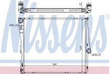 Радиатор основной Nissens для X3 E83 (2004-2010) Радиатор основной Nissens для X3 E83 (2004-2010)