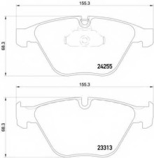 Колодки тормозные передние комплект Textar для BMW 3-СЕРИЯ E90 / E91 / 92 (2005>) Колодки тормозные передние комплект Textar для BMW 3-СЕРИЯ E90 / E91 / 92 (2005>)