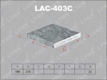Фильтр салона Lynx для Mazda CX 7 (2007>) / Mazda 6 (GH) (2007-2012) УГОЛЬНЫЙ Фильтр салона Lynx для Mazda CX 7 (2007>) / Mazda 6 (GH) (2007-2012) УГОЛЬНЫЙ