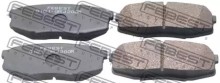 Колодки тормозные задние дисковые комплект FEBEST для Land Cruiser (200) (2008>) / LX570