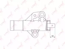 Натяжитель ремня Lynx для Mitsubishi Colt / Galant / Outlander Натяжитель ремня Lynx для Mitsubishi Colt / Galant / Outlander