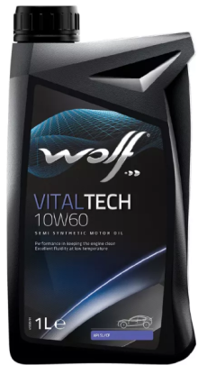 Масло моторное Wolf для Wolf Vitaltech 10W60 1Л Масло моторное Wolf для Wolf Vitaltech 10W60 1Л