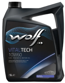Масло моторное Wolf для Wolf Vitaltech 10W60 5Л Масло моторное Wolf для Wolf Vitaltech 10W60 5Л