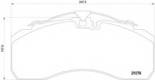 Колодки тормозные передние комплект Textar для Scania / BPW / MAN / MB / SAF комплект Колодки тормозные передние комплект Textar для Scania / BPW / MAN / MB / SAF комплект