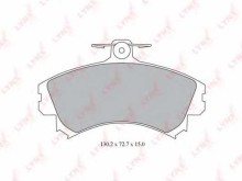 Колодки тормозные передние комплект Lynx для Mitsubishi Carisma 95>,S40 / V40 Volvo S40 / V40 95