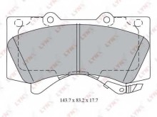 Колодки тормозные передние комплект Lynx для Toyota Land Cruiser (200) (2008>)