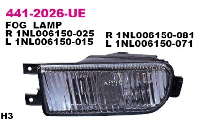 Фара противотуманная правая Depo для Audi 100 C4 91-94
