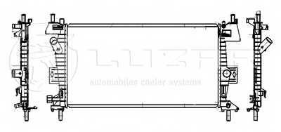 Радиатор основной Luzar для Ford Focus III